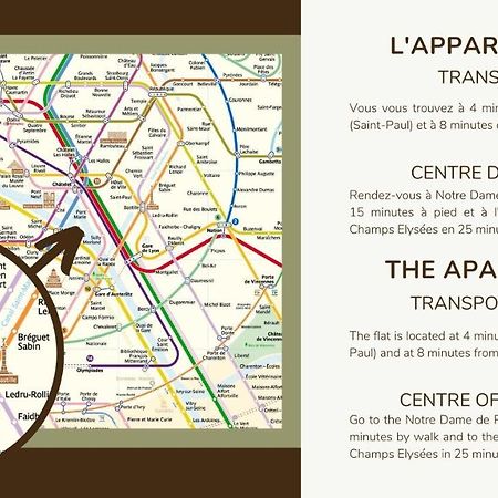 דירות פריז New&Renovated Cosy Flat In The Marais !!! 4Pers מראה חיצוני תמונה